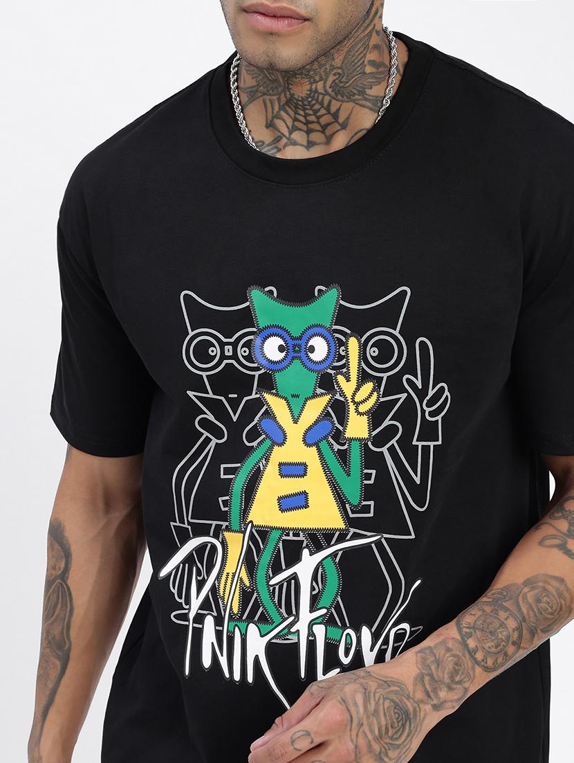 men front print short sleeves t-shirt - 21597665 - Standard Image - 5