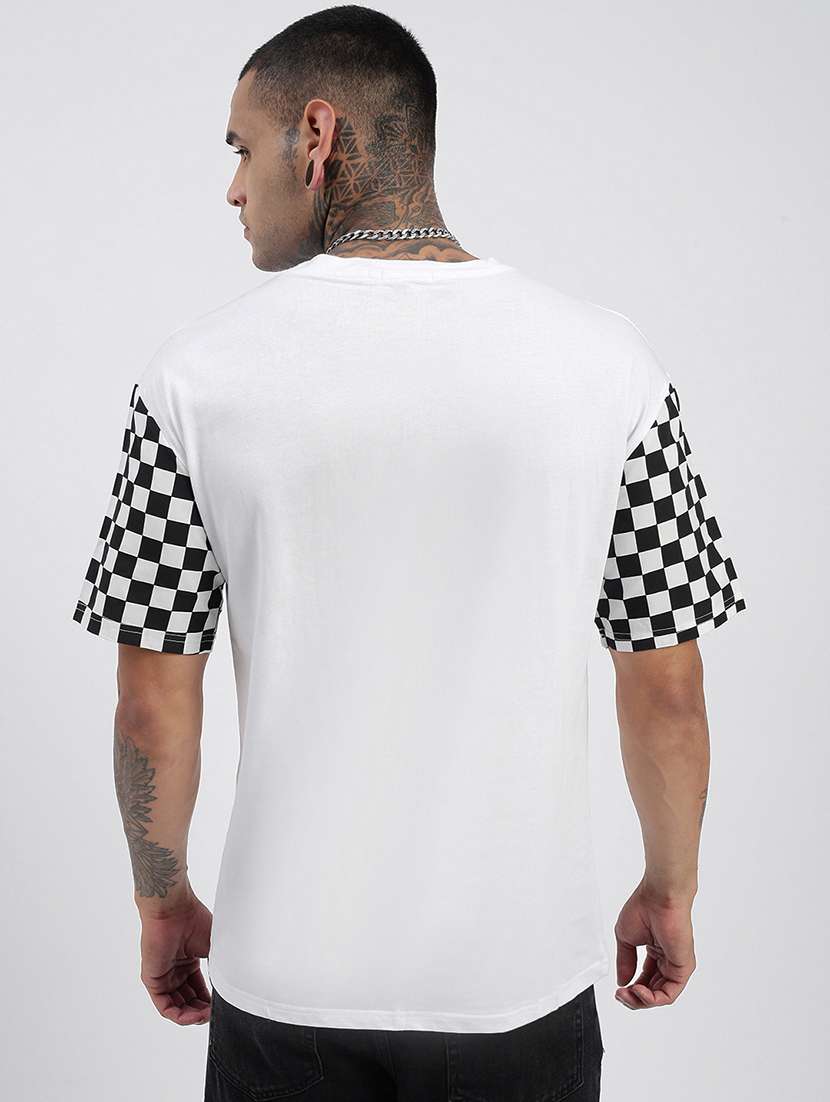 men placement print short sleeves t-shirt - 21597674 - Standard Image - 3