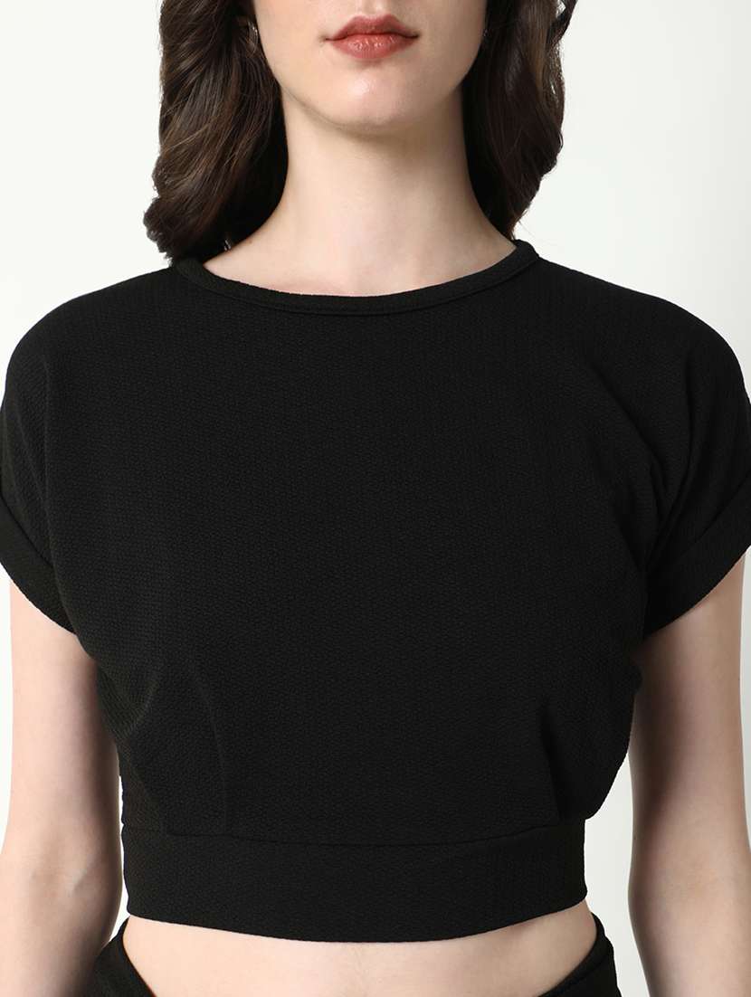 women solid top and trouser co-ords  set - 21597975 -  Standard Image - 5