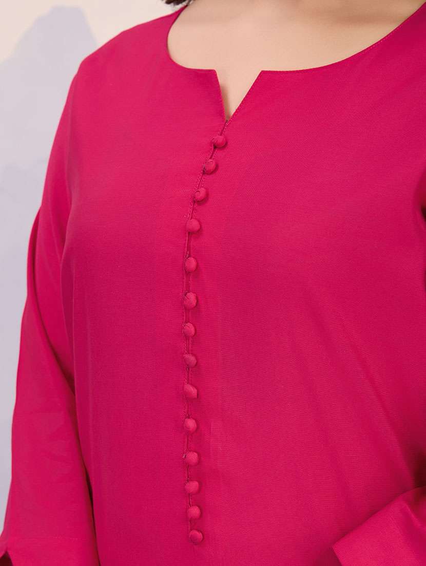 women three quarter sleeve kurta pant with dupatta set - 21598087 -  Standard Image - 5