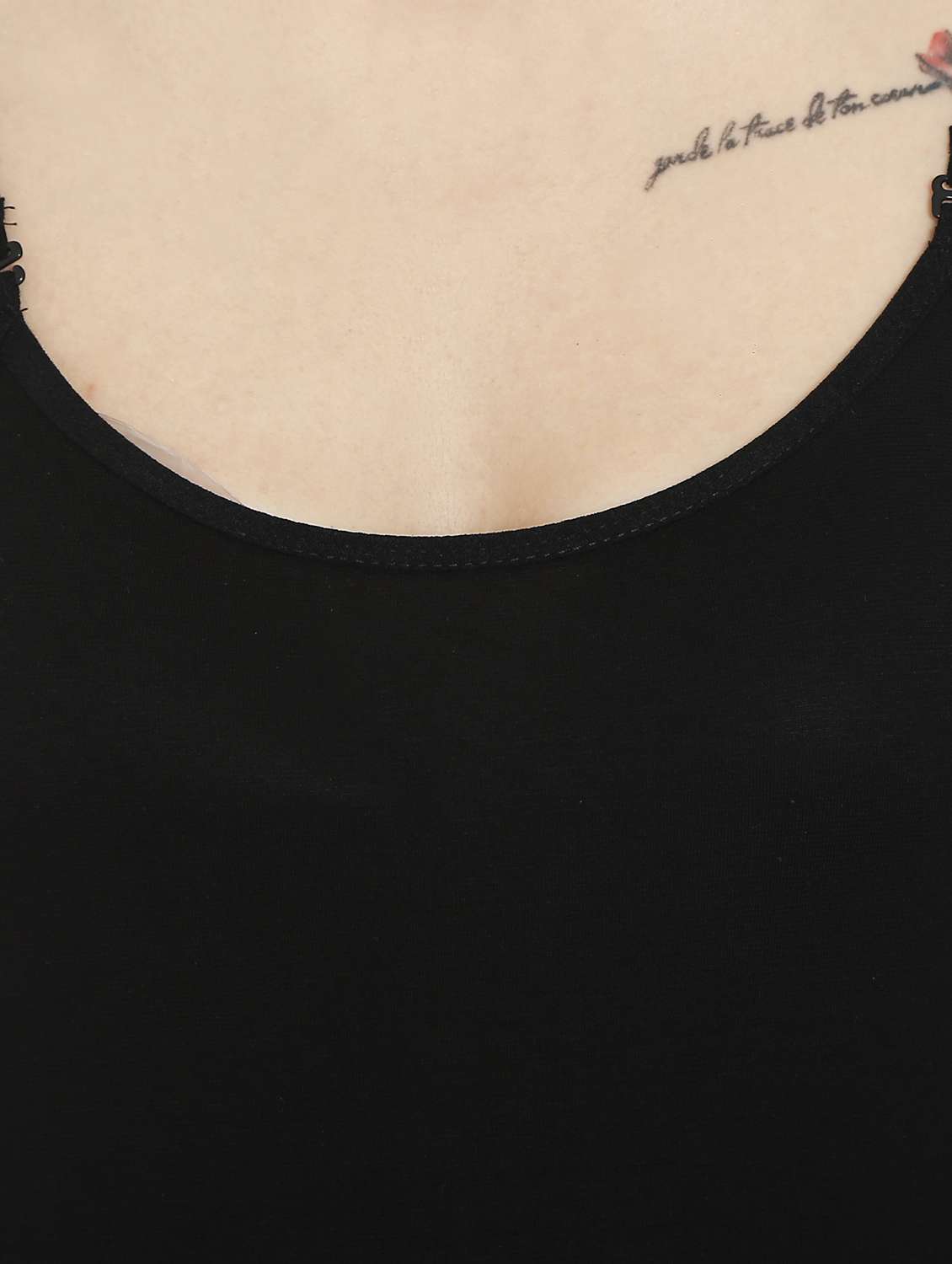 women black solid camisole - 21598544 -  Standard Image - 5