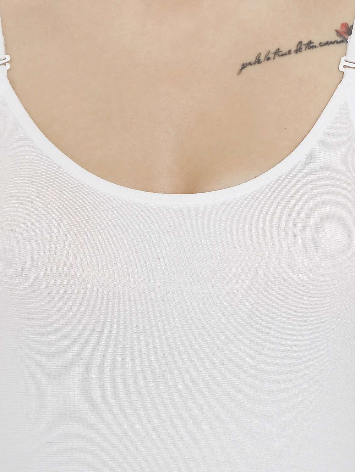 women white solid camisole - 21598545 -  Standard Image - 5