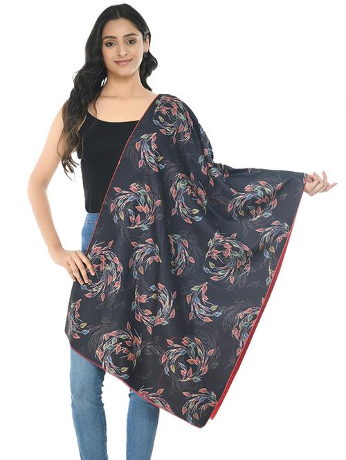 elegant women's leaf printed shawl  - 21598792 -  Standard Image - 0