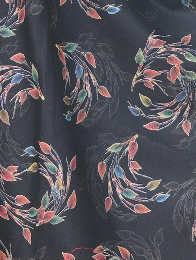 elegant women's leaf printed shawl - 21598792 - Standard Image - 3