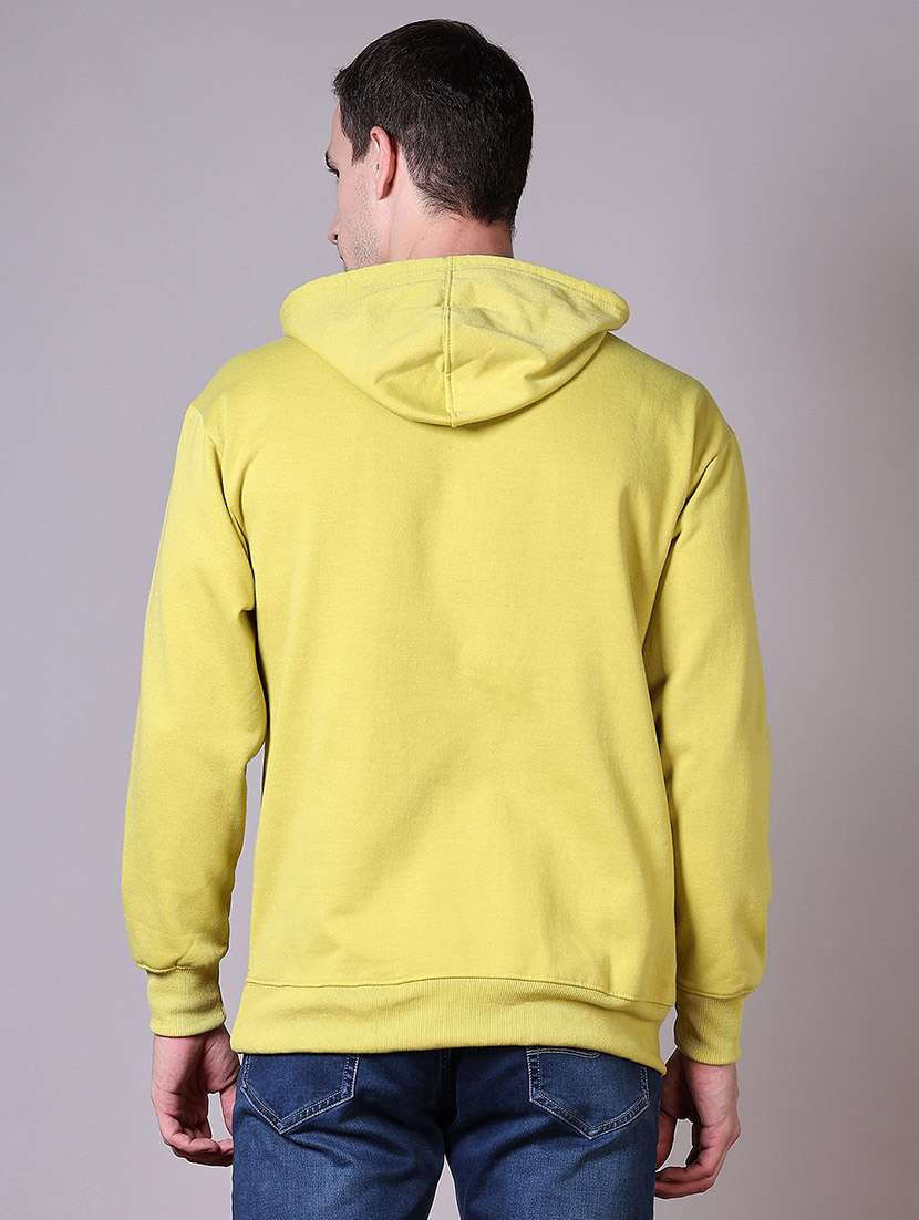 men long sleeve regular fit hooded sweatshirt - 21599055 -  Standard Image - 3