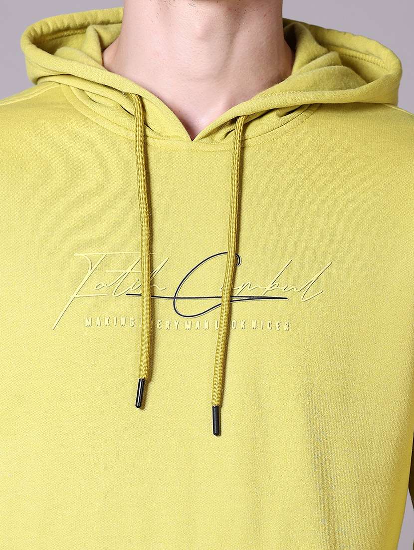 men long sleeve regular fit hooded sweatshirt - 21599055 -  Standard Image - 5