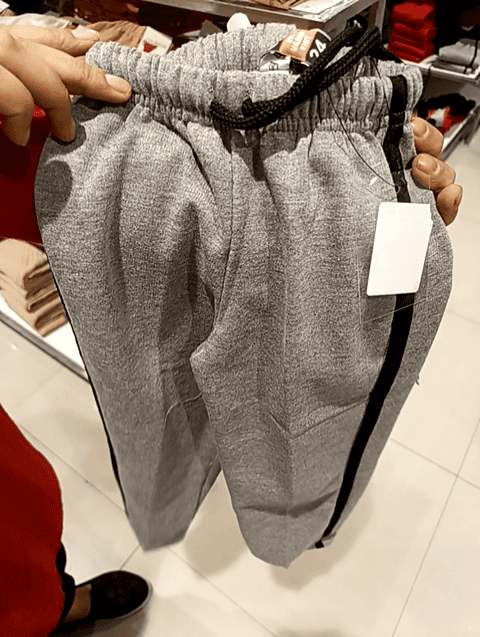 grey spun fleece trouser - 21599174 - Standard Image - 0