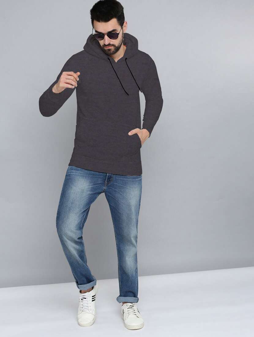 men long sleeves plain sweatshirt - 21599448 -  Standard Image - 3