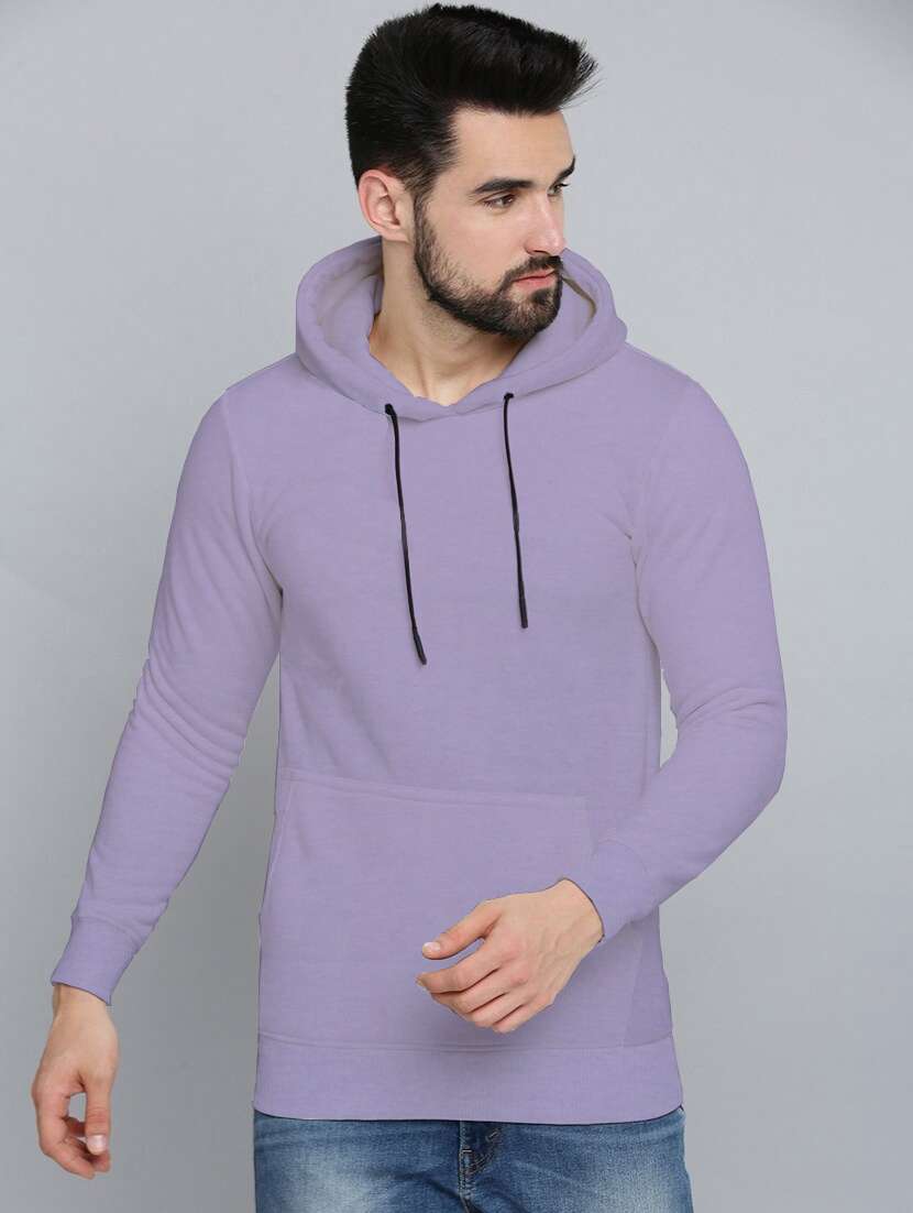 men long sleeves plain sweatshirt