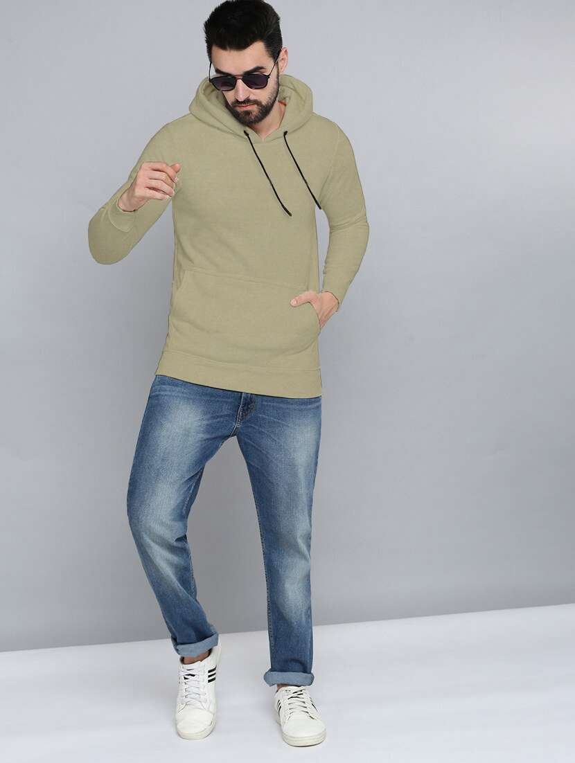 men long sleeves plain sweatshirt - 21599454 -  Standard Image - 3