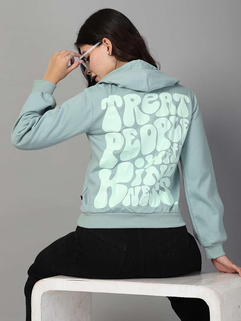 women front & back print long sleeve sweatshirt - 21600069 - Standard Image - 3