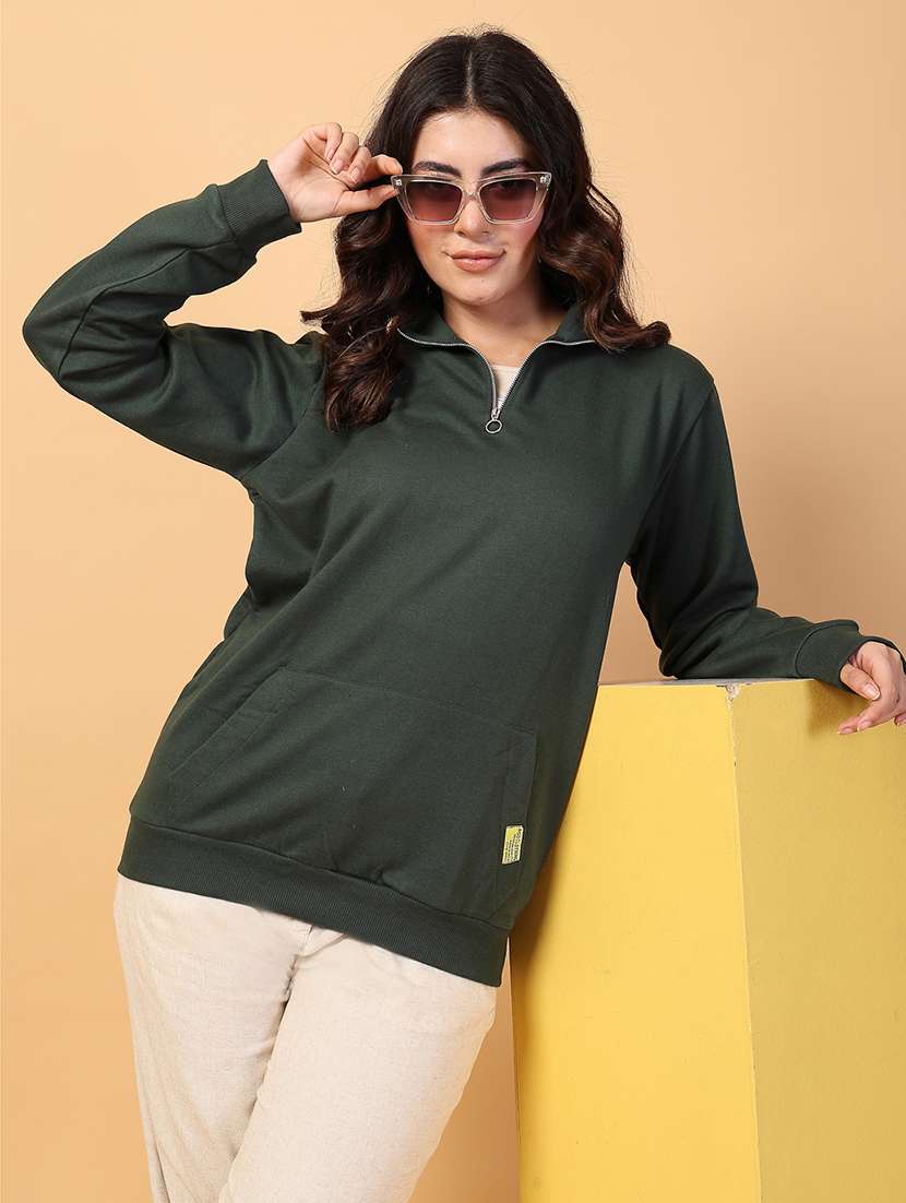 women back print long sleeve sweatshirt - 21600070 - Standard Image - 5