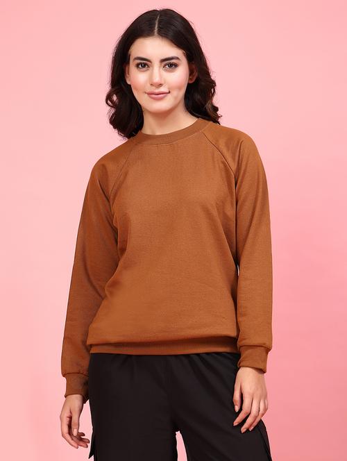 women back print long sleeve sweatshirt - 21600076 - Standard Image - 0