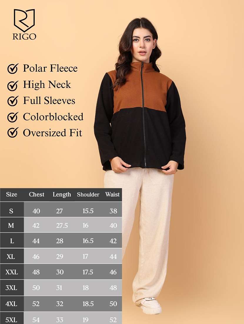 women stand collar color block sweatshirt - 21600081 -  Standard Image - 5