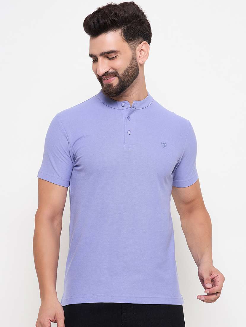 men short sleeves plain t-shirt