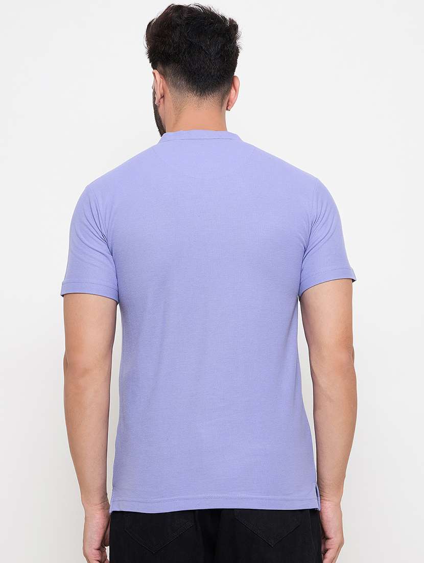 men short sleeves plain t-shirt - 21600454 -  Standard Image - 3