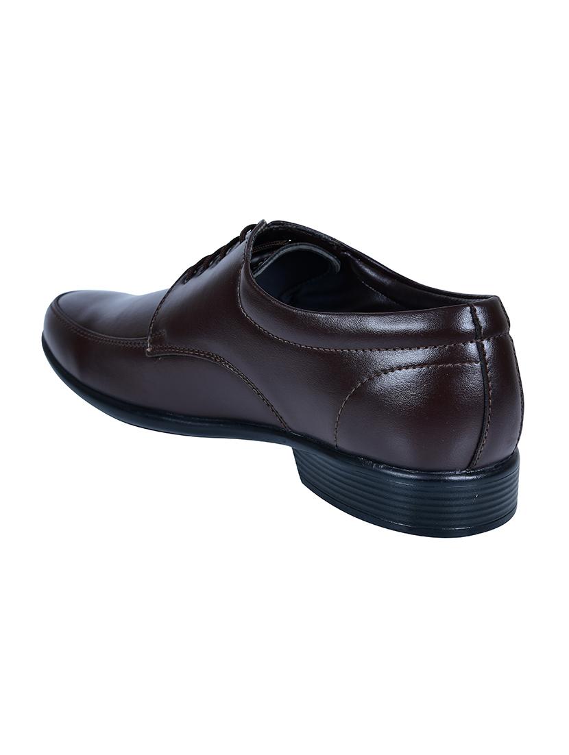 men brown lace-up derby - 21600471 - Standard Image - 3