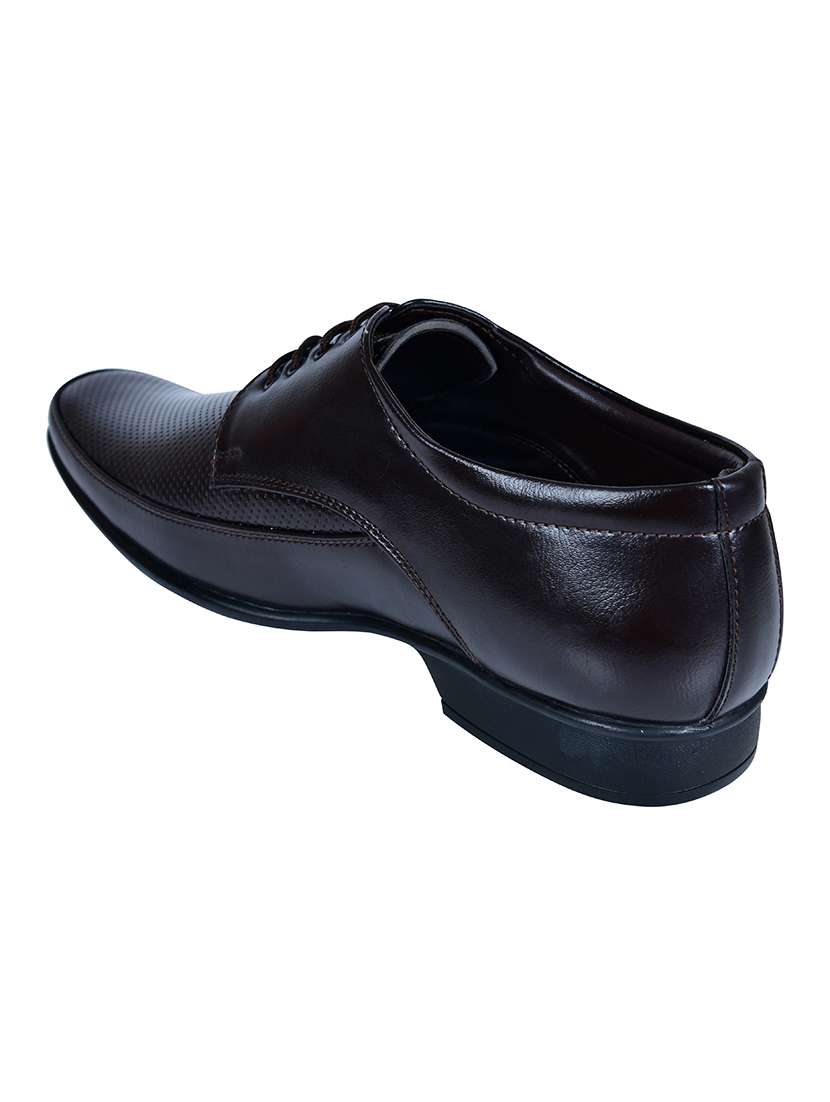 men brown lace-up brouge - 21600474 -  Standard Image - 3