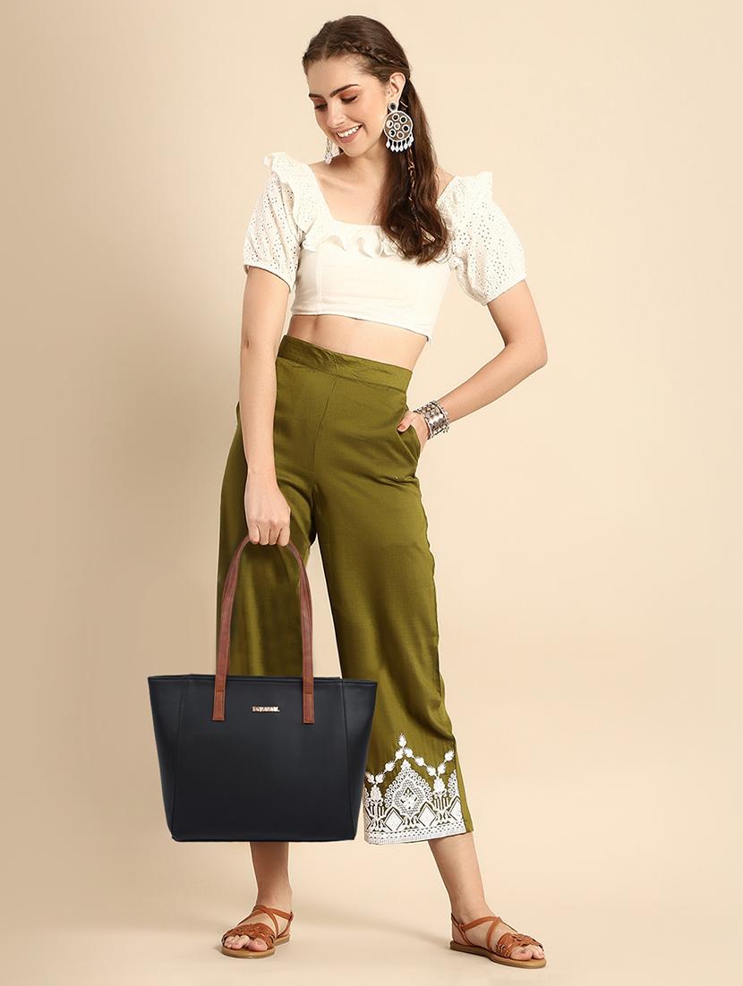 women black pu combo handbag - 21600595 - Standard Image - 5