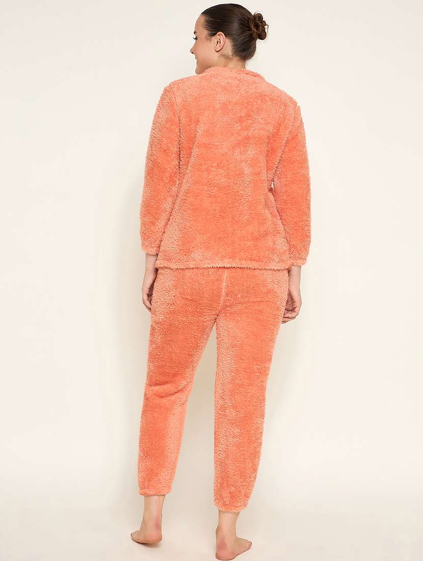 women long sleeve self-designed pyjama nightwear set - 21601315 -  Standard Image - 3