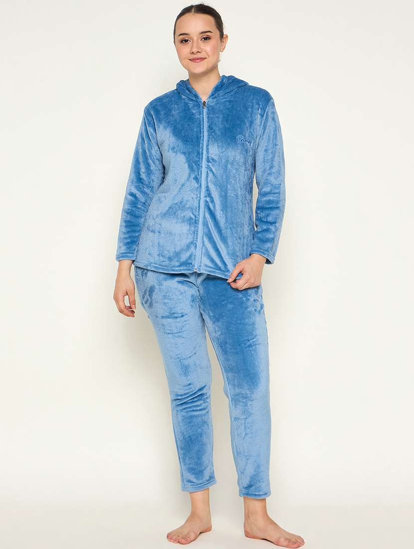 women long sleeve self-designed pyjama nightwear set - 21601319 -  Zoom Image - 0