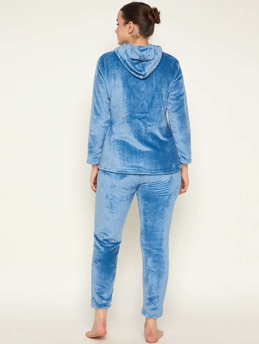 women long sleeve self-designed pyjama nightwear set - 21601319 -  Standard Image - 3