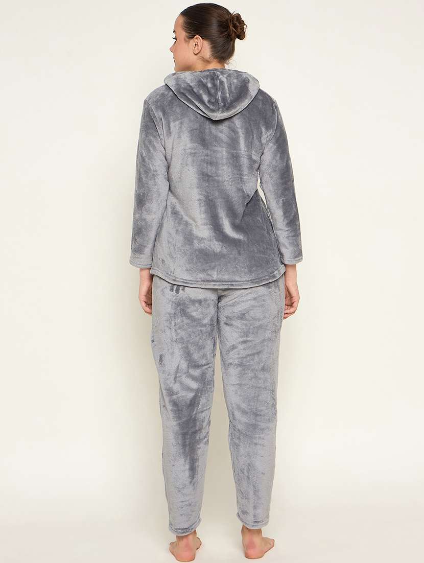 women long sleeve self-designed pyjama nightwear set - 21601322 -  Standard Image - 3