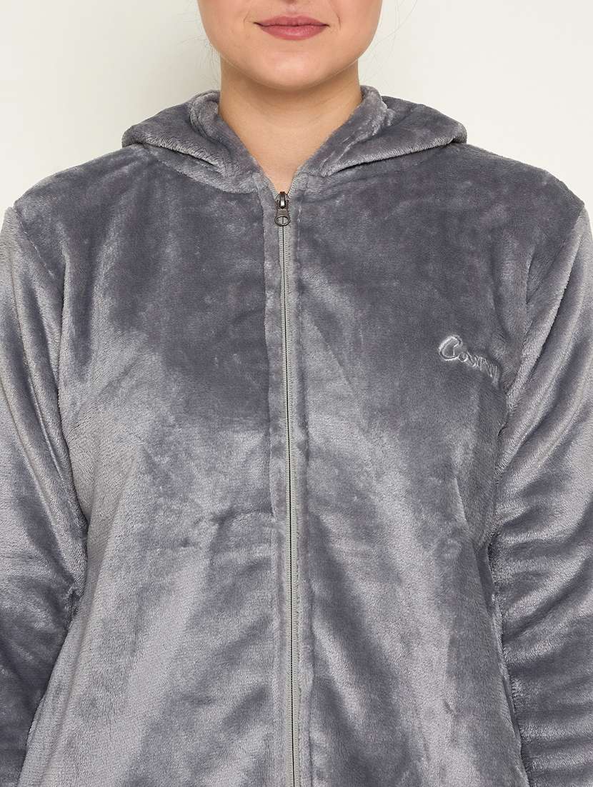 women long sleeve self-designed pyjama nightwear set - 21601322 -  Standard Image - 5