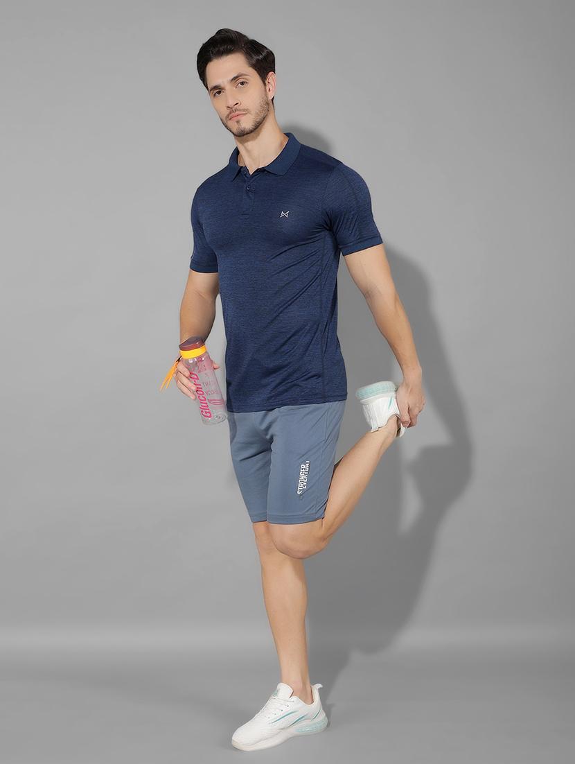men short sleeves plain polo t-shirt - 21601339 - Standard Image - 3