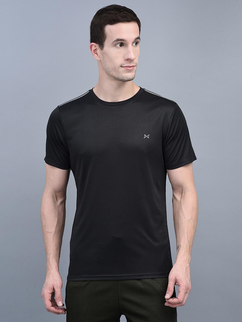 men short sleeves plain t-shirt - 21601357 -  Zoom Image - 0