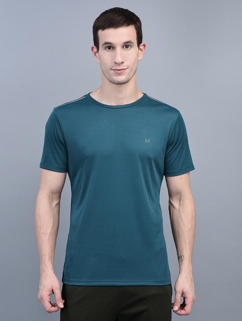 men short sleeves plain t-shirt - 21601360 -  Zoom Image - 0