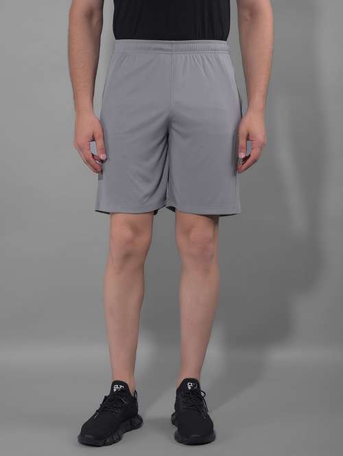 men mid rise solid shorts - 21601400 -  Standard Image - 0