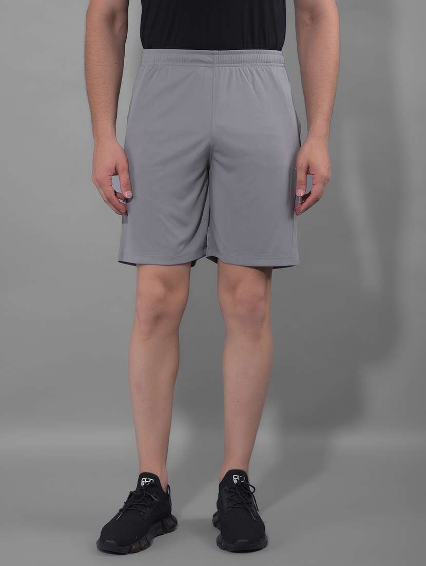 men mid rise solid shorts - 21601400 -  Zoom Image - 0