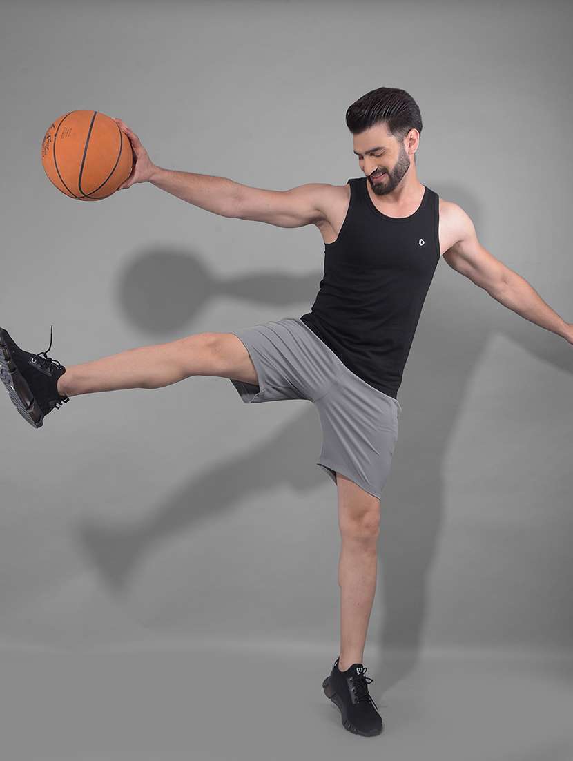 men pack of 2 solid shorts - 21601402 -  Standard Image - 3