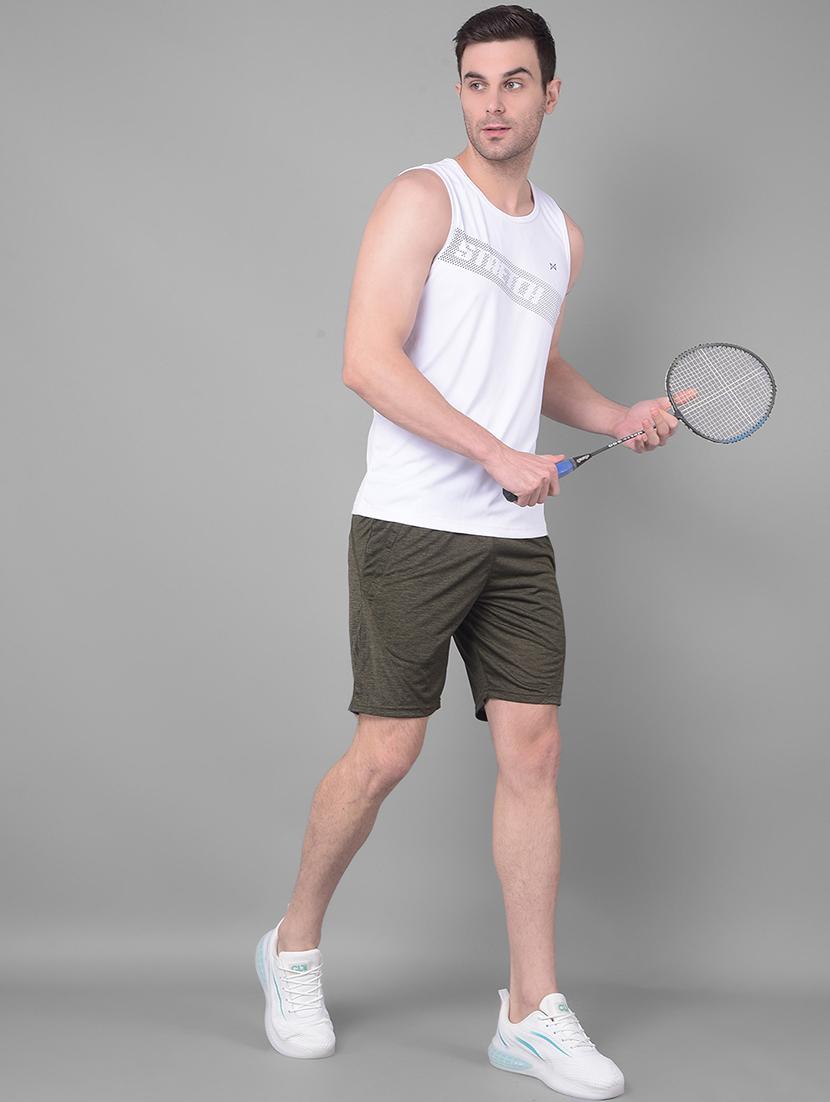 men mid rise solid shorts - 21601408 -  Standard Image - 3