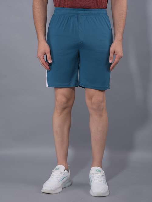 men mid rise color block shorts - 21601416 -  Standard Image - 0