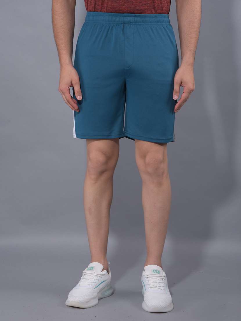 men mid rise color block shorts - 21601416 -  Zoom Image - 0