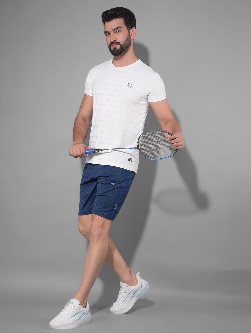 men mid rise solid shorts - 21601422 - Standard Image - 3