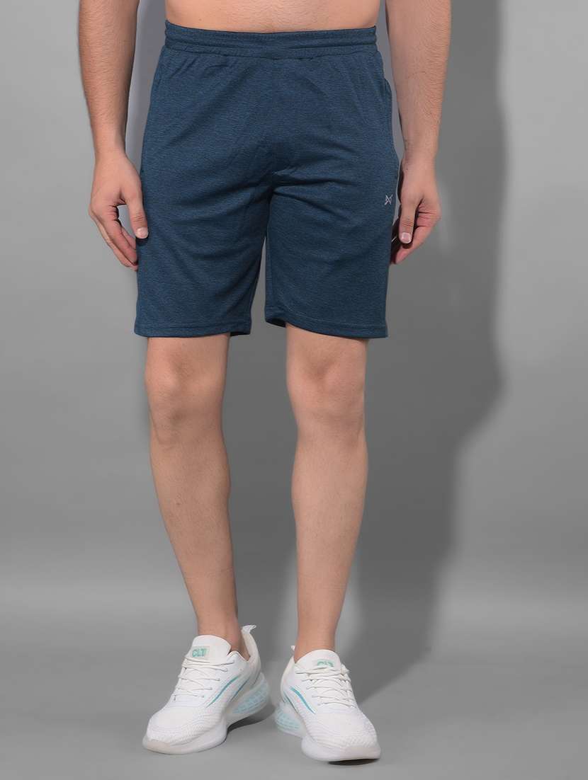 men mid rise solid shorts - 21601423 -  Zoom Image - 0
