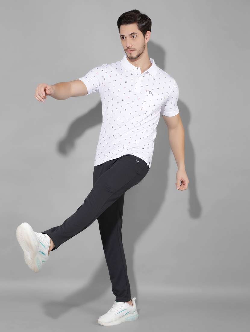 men mid rise solid full length track pant - 21601441 -  Standard Image - 3