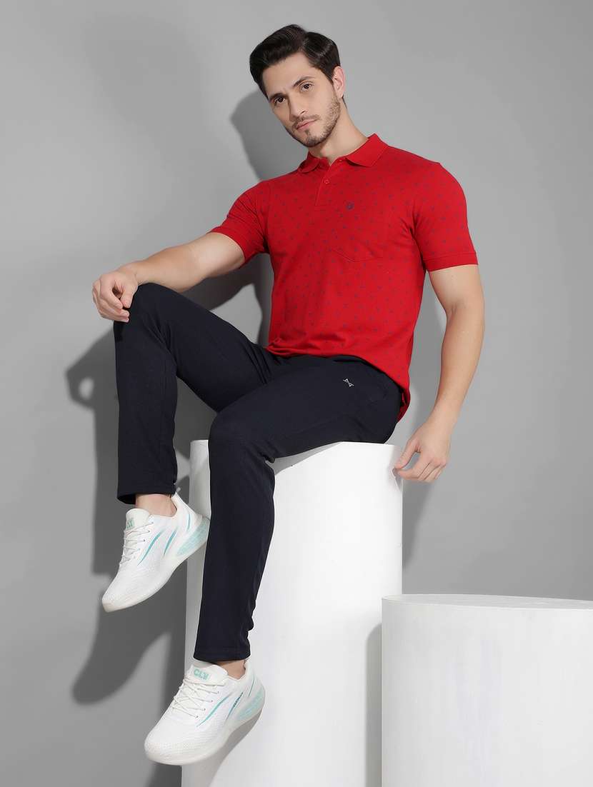 men mid rise solid full length track pant - 21601443 -  Standard Image - 3