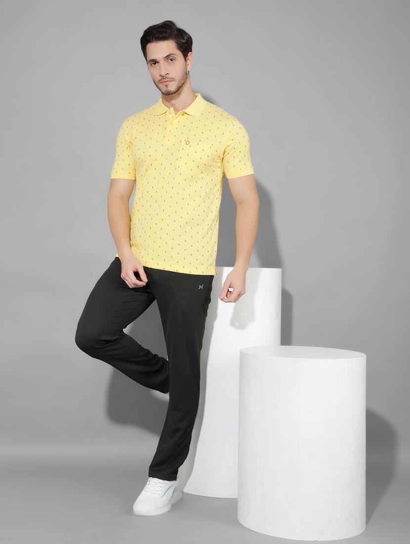 men mid rise solid full length track pant - 21601966 - Standard Image - 3