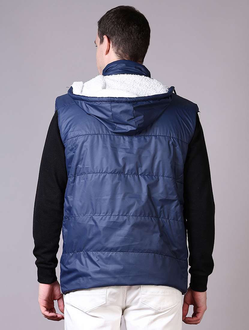 men color block sleeveless quilted jacket - 21606399 -  Standard Image - 3