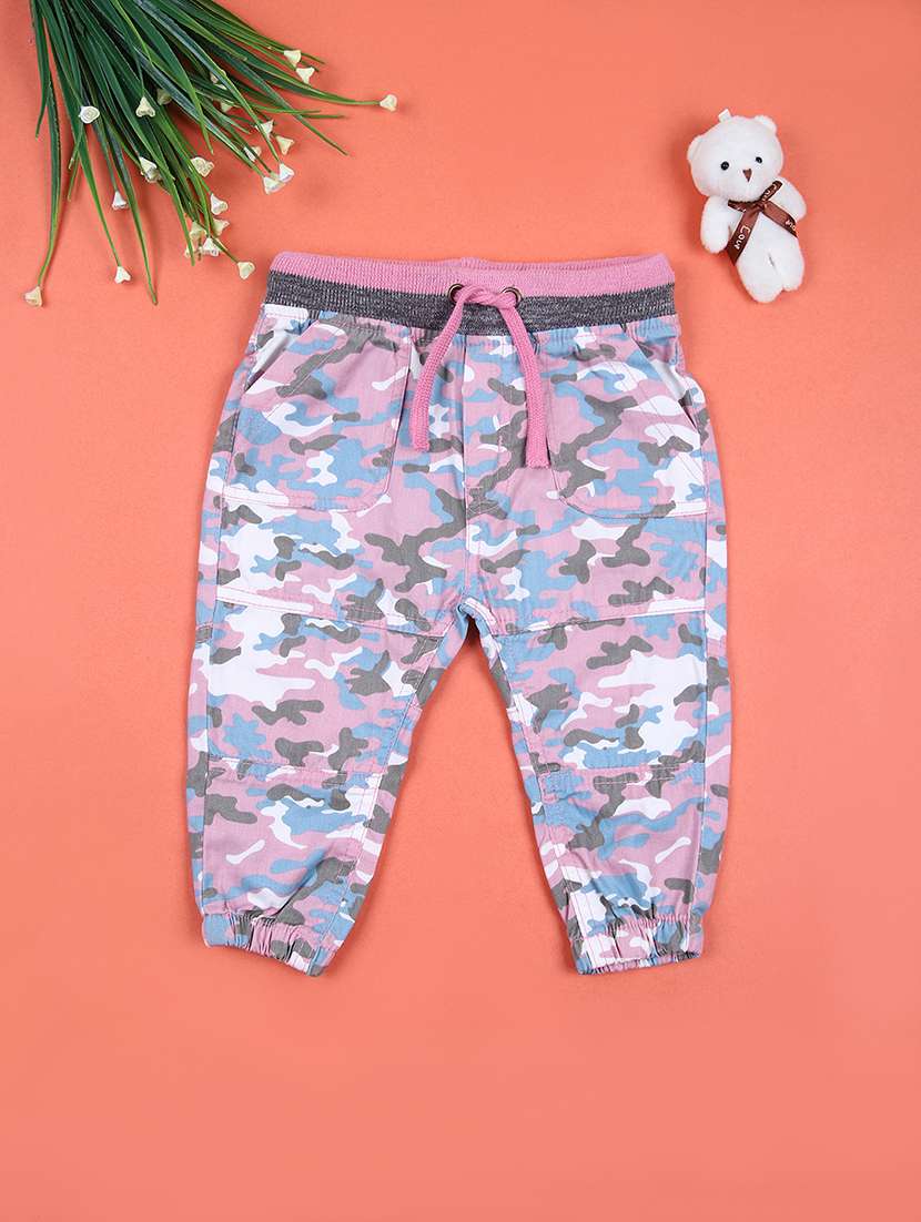 boys camoflage print mid rise jogger - 21606423 - Zoom Image - 0