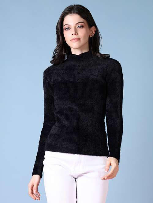 women self design long sleeve pullover - 21606426 -  Standard Image - 0