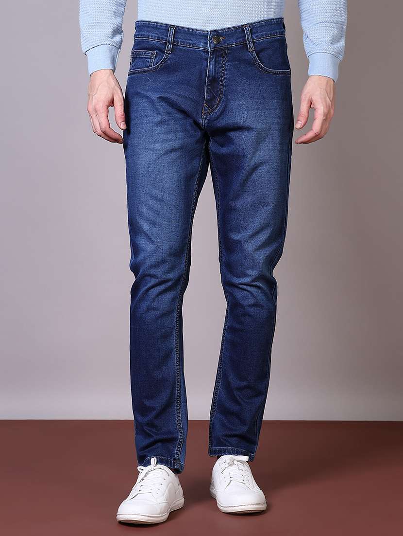 blue cotton jeans