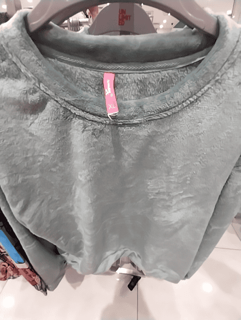 green fur sweatshirt - 21606992 - Standard Image - 0