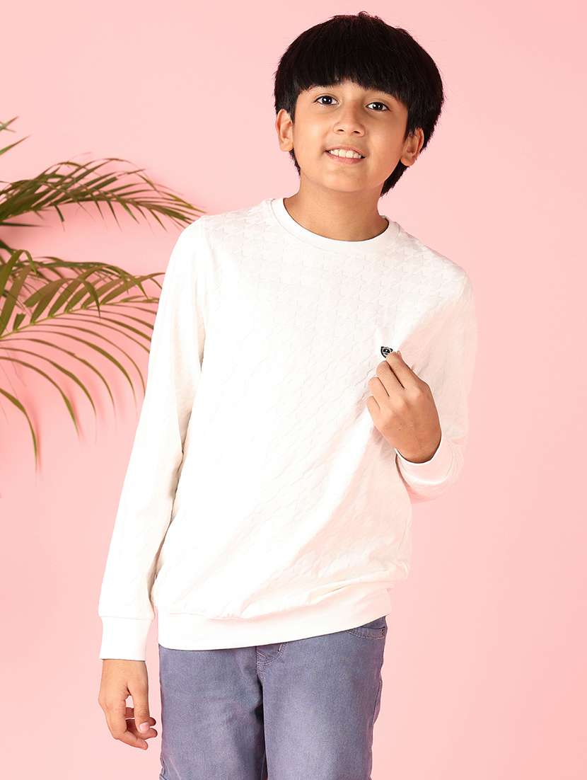 boys long sleeves solid t-shirt