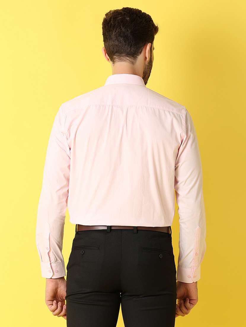 men solid long sleeve formal shirt - 21607232 -  Standard Image - 3