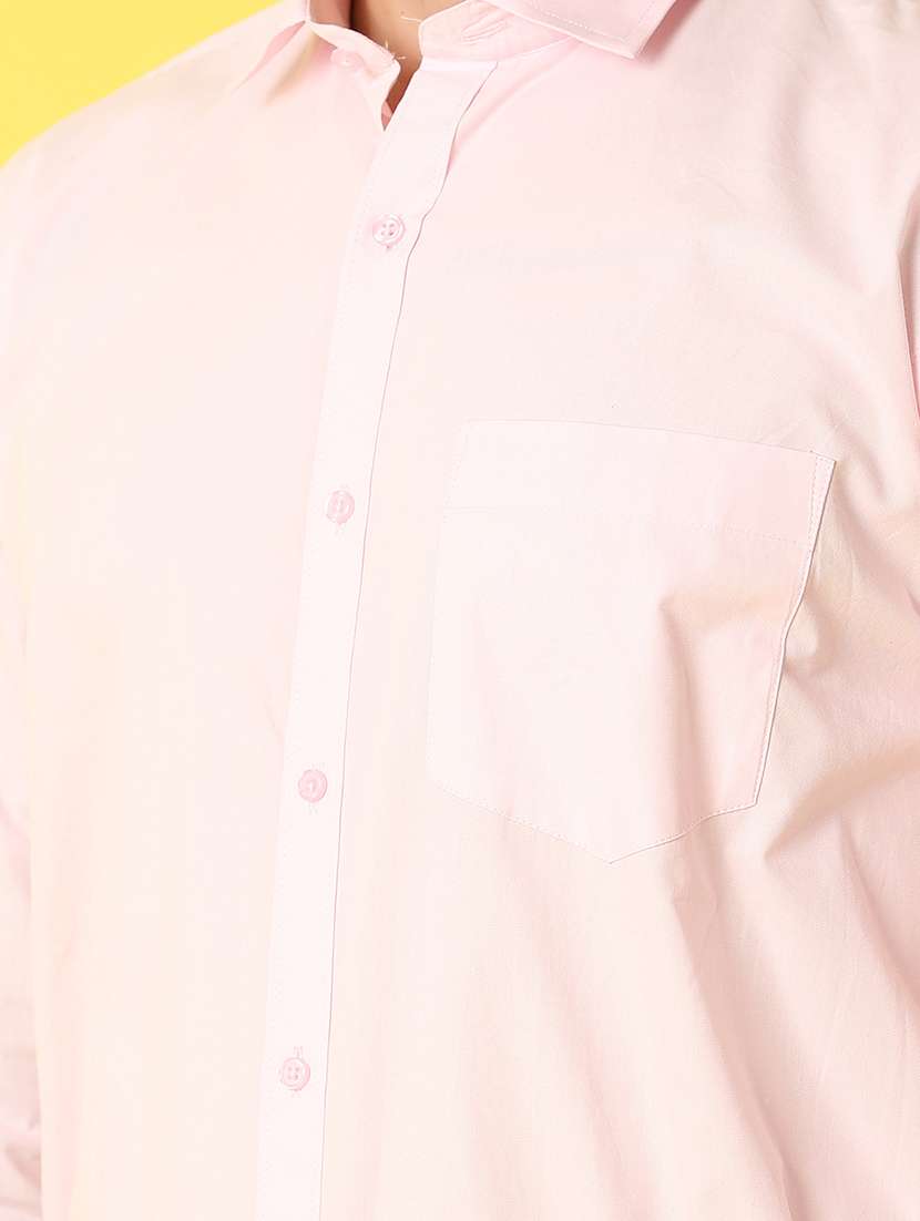 men solid long sleeve formal shirt - 21607232 -  Standard Image - 5